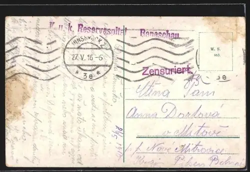 AK Innsbruck, Hofburg, Hofkirche und Leopoldbrunnen