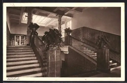 AK Grimmenstein, Vestibule in der Heilanstalt Grimmenstein