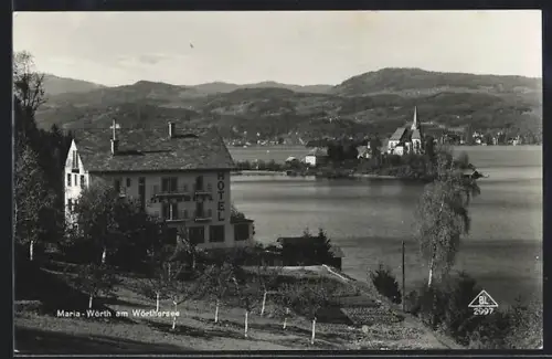 AK Maria Wörth, Hotel Haus am See