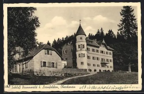 AK Leonfelden /Oberdonau, Schloss Brunnwald