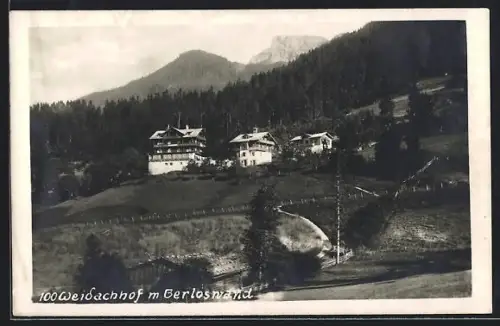 AK Zell am Ziller, Weidachhof mit Gerloswand