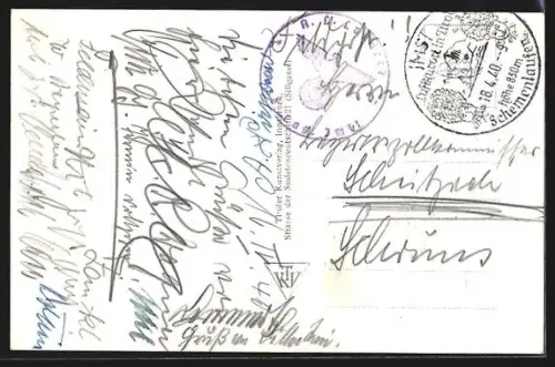 AK Imst i. Tirol, Hotel Post mit Heiterwand