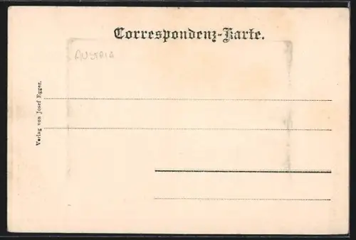 AK Stainach, Niederhofen, Schloss Friedstein mit Kirche