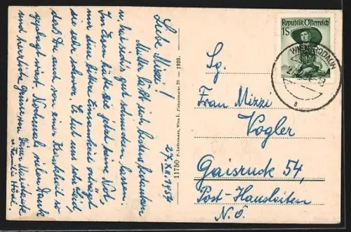 AK Rodaun, Mädchen-Pensionat de St. Chrétienne