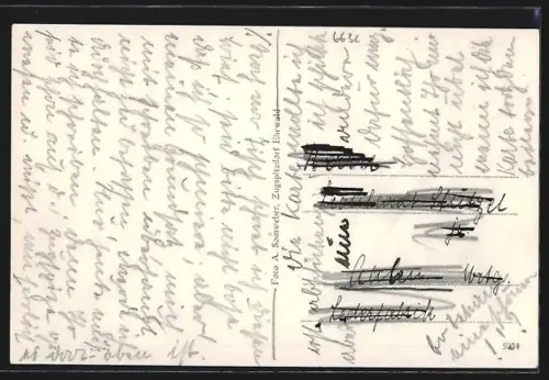 AK Ehrwald, Partie mit Pension Christian Spielmann