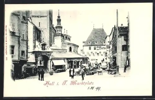 AK Hall, Partie am Marktplatz