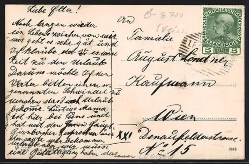 AK Leoben, Blick über den Hauptplatz