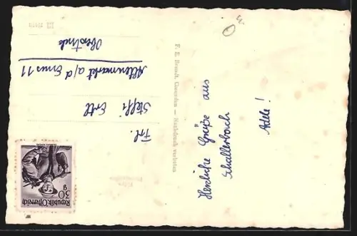 AK Bad Schallerbach, Eisenbahnheim