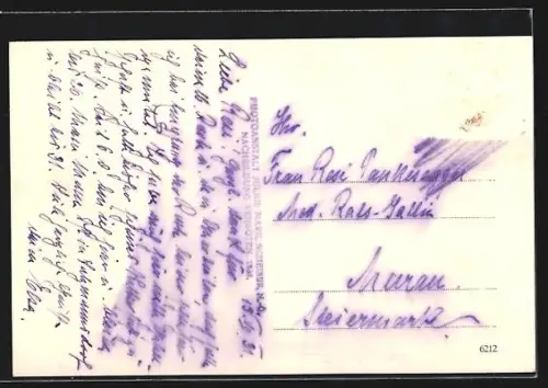 AK Hochriess, Pension-Jausenstation Kupetz, Erlaufufer-Felsen, Flussbad