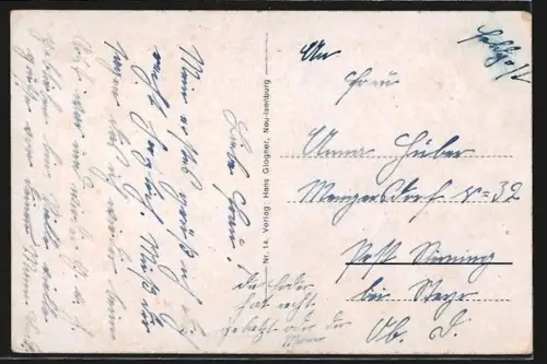 AK Wels /O. Oe., Alpenjägerkaserne, von der Strasse gesehen