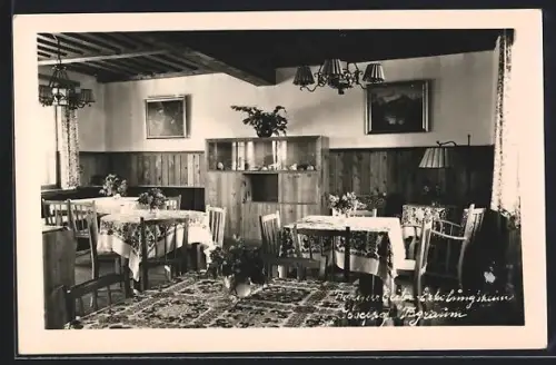 AK Graz, Mariatrost, Bergarbeiter-Erholungsheim Josefshof, Tagraum