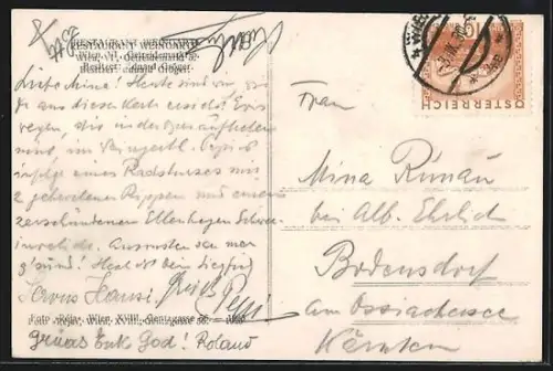 AK Wien, Restaurant Weingartl, Getreidemarkt 5