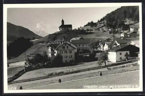 AK Steinach am Brenner, Mauern, Ortsansicht mit Gasthof Bendelstein