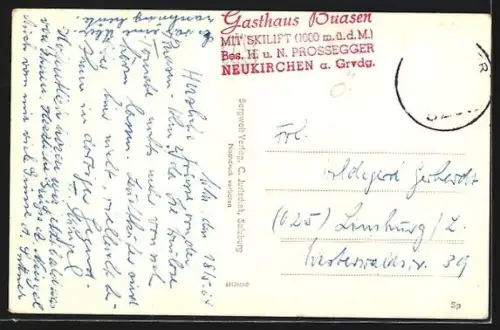 AK Neukirchen am Gross-Venediger, Gasthof und Pension Buasn