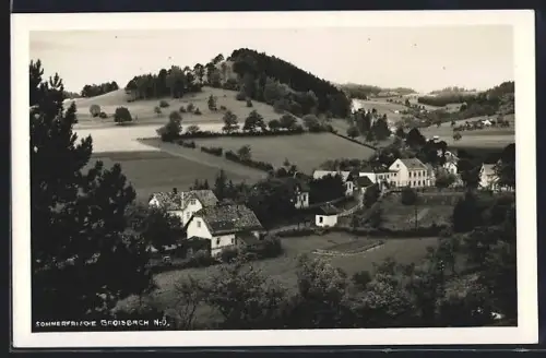 AK Groisbach, Teilansicht der Sommerfrische