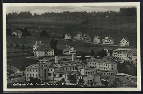 AK Gallspach, Institut Zeileis mit Villenviertel