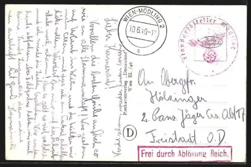 AK Mödling, Höhere Staatsgewerbeschule aus der Vogelschau