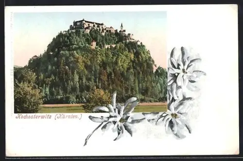 AK Hochosterwitz, Blick zum Schloss