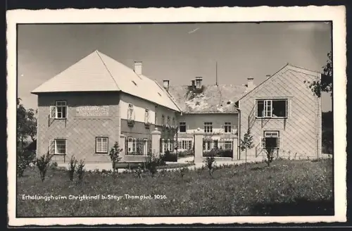AK Steyr, Erholungsheim Christkindl, Frontansicht