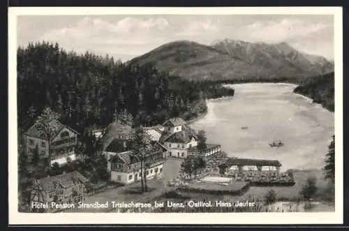AK Lienz, Hotel & Pension Strandbad Tristachersee von H. Jaufer