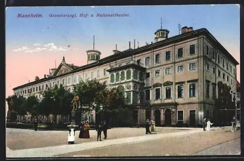 AK Mannheim, Grossherzogl. Hof- u. Nationaltheater