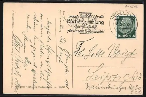 AK Werder /Havel, Hotel und Gaststätte Bismarckhöhe, Aussicht auf Stadt und Umgebung