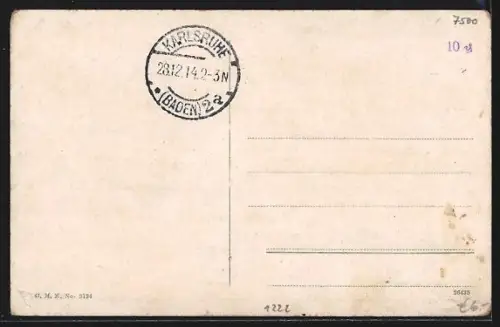 AK Karlsruhe i. B., Kaiserstrasse, Strassenansicht, Kaufhaus, Pferdekutsche