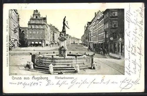 AK Augsburg, Merkurbrunnen