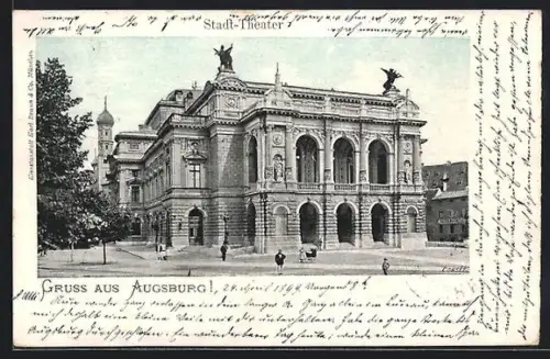 AK Augsburg, Stadt-Theater