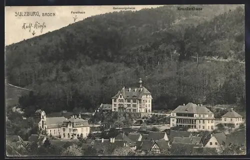 AK Sulzburg, Baden, Forsthaus, Genesungsheim, Krankenhaus
