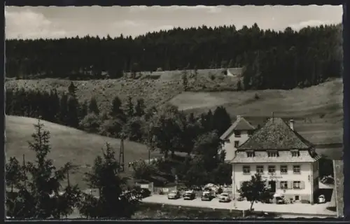 AK Unadingen /Donaueschingen, Gasthof Altes Posthaus, Besitzer Jakob Grabs, Schwarzwaldlandschaft