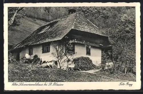 AK St. Blasien, Altes Schwarzwaldhaus