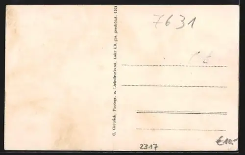 AK Hohengeroldseck /Lahr i. B., Ruine Hohengeroldseck, Wirtschaft z. Löwen