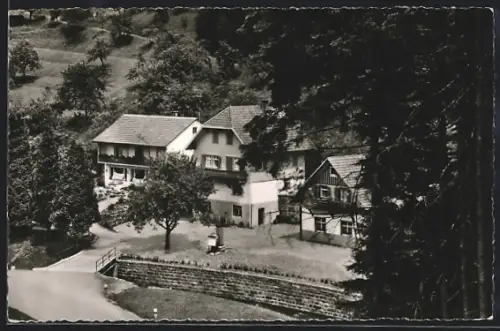 AK Oberharmersbach /Oberberg, Haus Schwarzwaldidyll, Bes. Ludwig Kempf, Schwarzwald