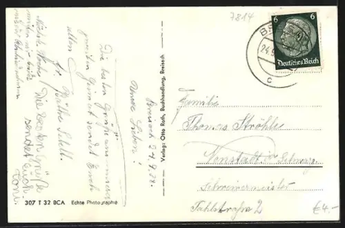 AK Breisach a. Rhein, Münsterberg mit St. Stephansmünster und Rheinansicht