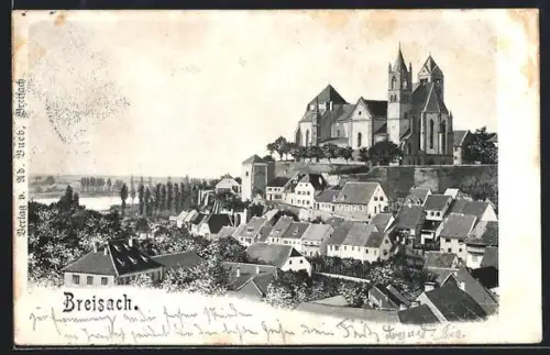 AK Breisach, Ortsansicht mit Münster