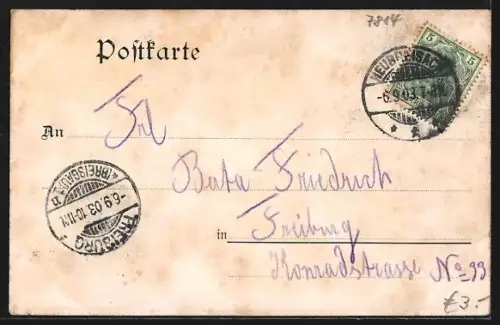 AK Breisach, Ortsansicht mit Münster