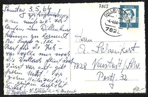 AK Dillendorf /bad. Schwarzwald, Ortsansicht