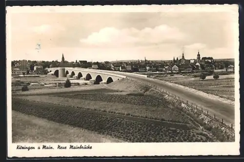AK Kitzingen a. Main, Neue Mainbrücke