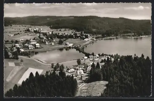 AK Schluchsee /Hochschwarzwald, Ortsansicht mit See