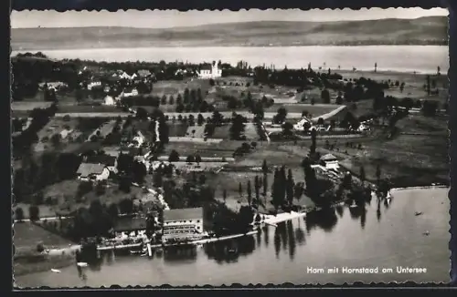 AK Horn am Untersee, Ortsansicht, Seeufer, Hornstaad