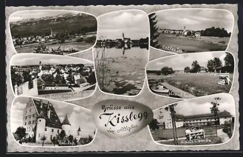 AK Kisslegg im Allgäu, Schloss, Zeller See, Hauptstrasse