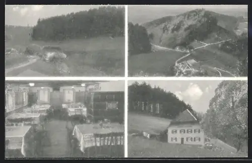 AK Ehrenstetten bei Freiburg, Gasthaus Zum Köhler, Inh. Robert Jehle, Landschaftsansichten