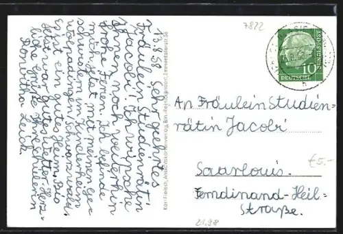 AK Wolpadingen b. St. Blasien, Ortsansicht aus der Vogelschau