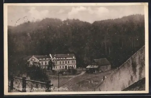 AK Stadtroda, Ferienheim Neumühle im Zeitzgrund