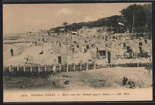 AK Graal, Blick von der Brücke gegen Osten