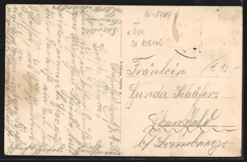 AK Wiesentheid, Schloss mit Kirche