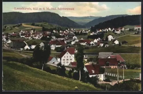 AK Lenzkirch /bad. Schwarzwald, Ortsansicht