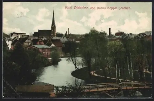 AK Bad Oldesloe, Von Drews Koppel gesehen