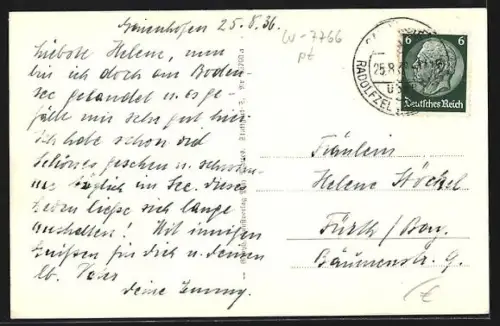 AK Gaienhofen a. Bodensee, Ortsansicht, See, Uferlandschaft